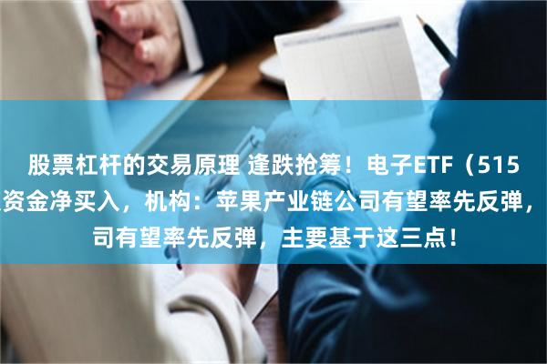 股票杠杆的交易原理 逢跌抢筹！电子ETF（515260）连续6日获资金净买入，机构：苹果产业链公司有望率先反弹，主要基于这三点！