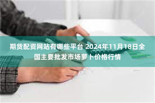 期货配资网站有哪些平台 2024年11月18日全国主要批发市