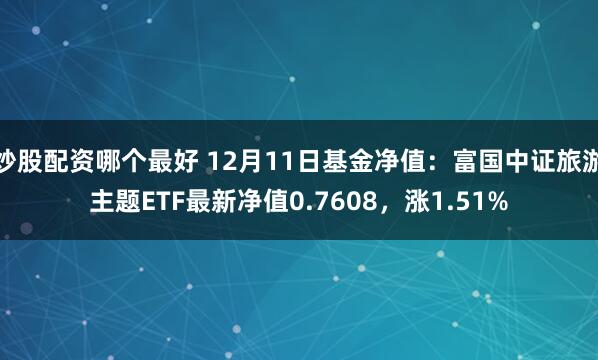 炒股配资哪个最好 12月11日基金净值：富国中证旅游主题ETF最新净值0.7608，涨1.51%