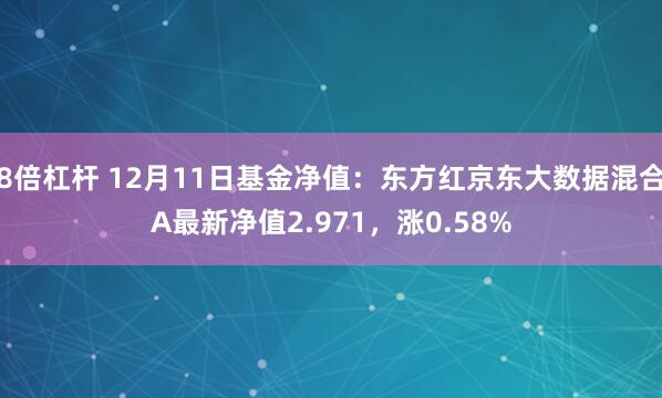 8倍杠杆 12月11日基金净值：东方红京东大数据混合A最新净值2.971，涨0.58%